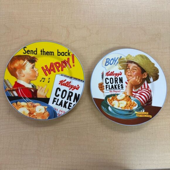 Kellogg's Corn Flakes Vintage advertisement plates - Picture 1 of 3